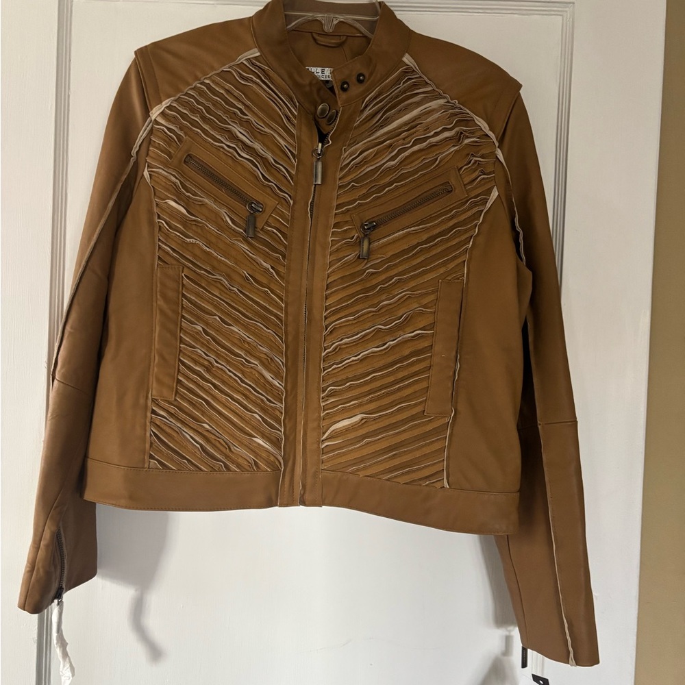 Pelle Pelle Tan Leather Jacket